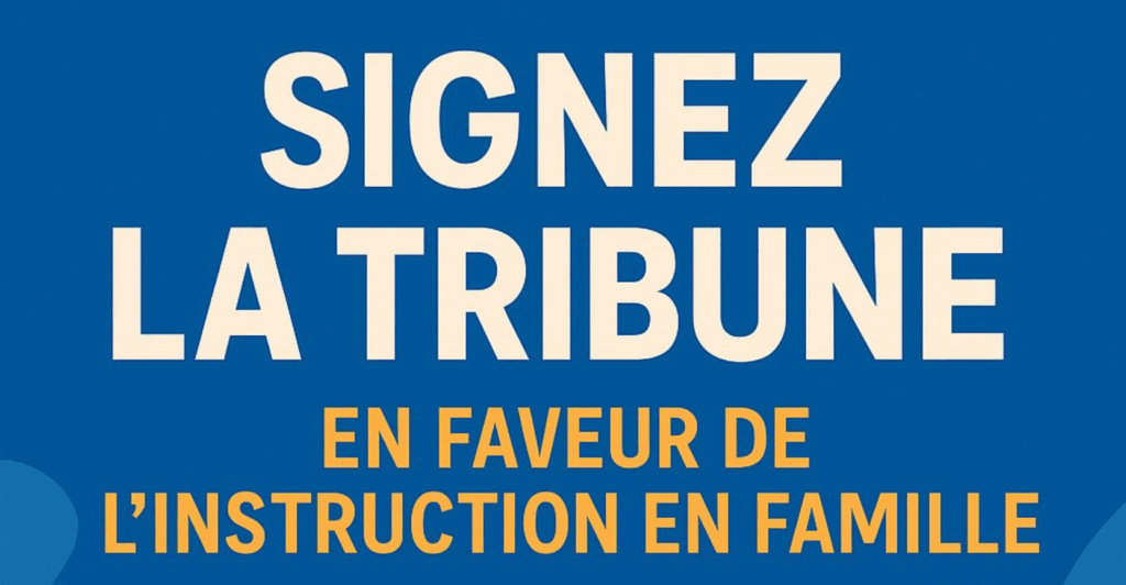 Signez cette tribune collective de parents IEF !